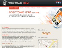 Tablet Screenshot of pogotowie-gsm.com.pl